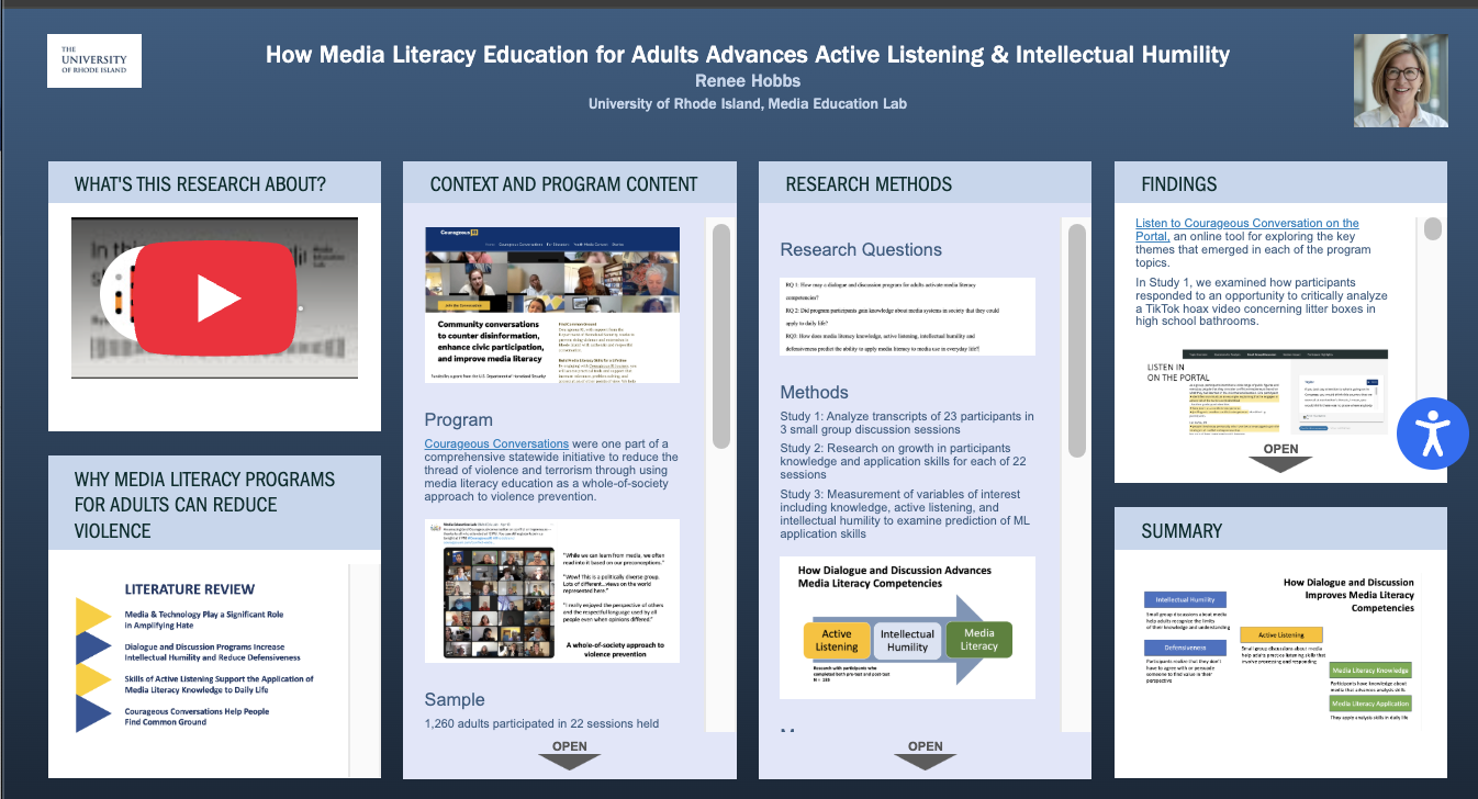 How Media Literacy Education for Adults Advances Active Listening & Intellectual Humility